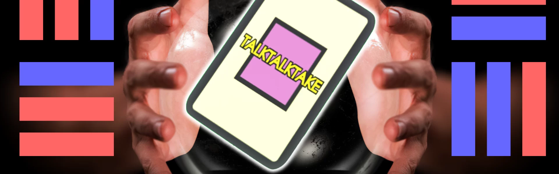 総合コンテンツサイト「竜平堂 (西野竜平)」の対話型透視ゲーム「TALKTALKTAKE」のバナー画像