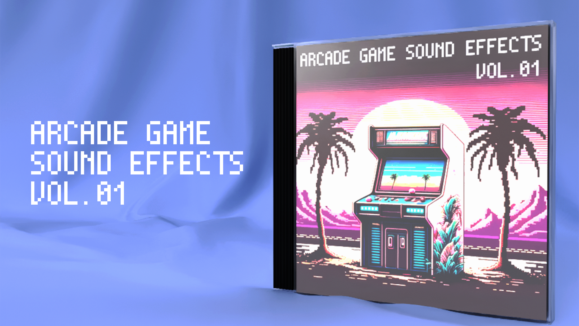 効果音素材パック「Arcade Game Sound Effects Vol.01」のカバー画像