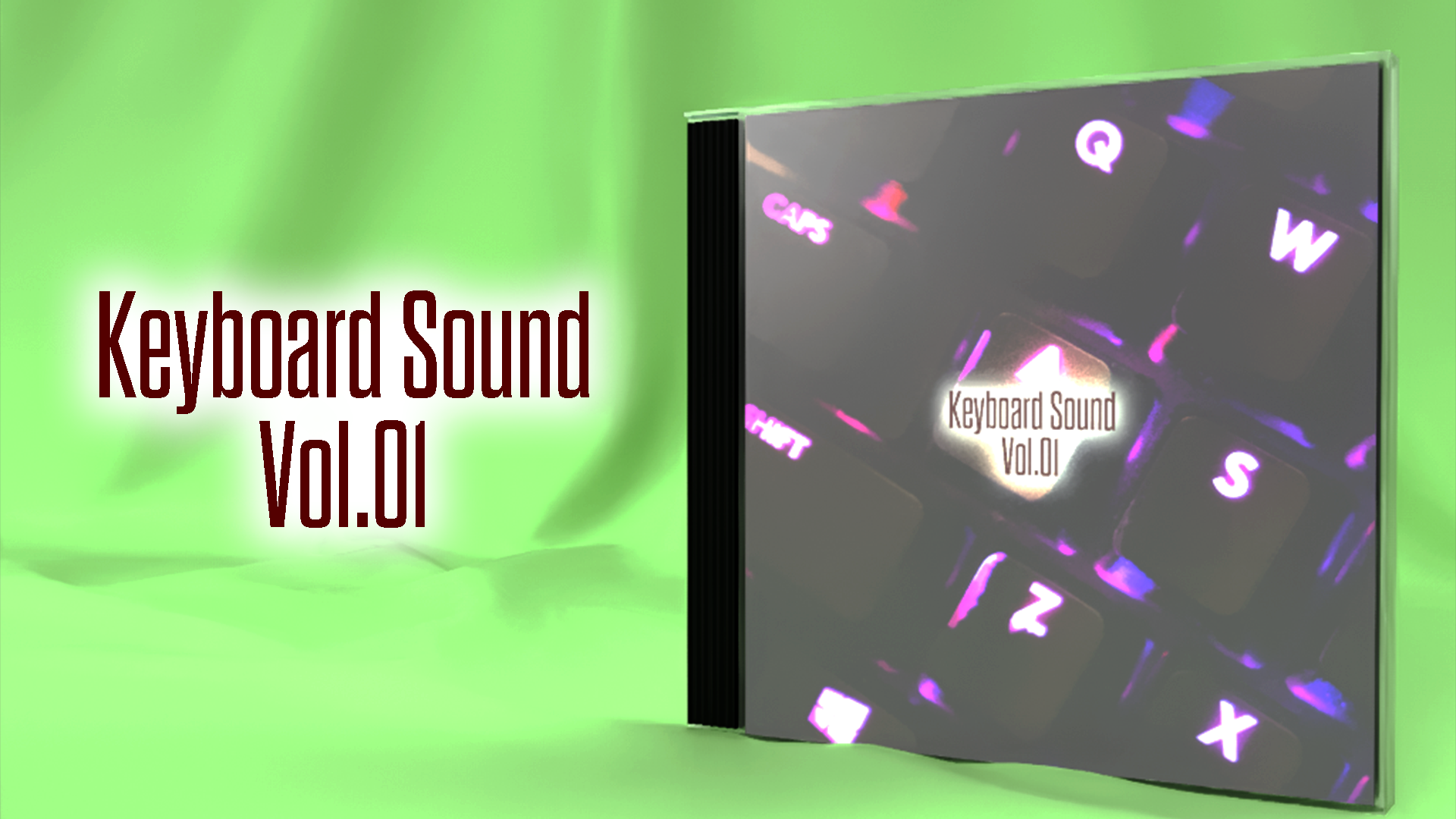 効果音素材パック「Keyboard Sound Vol.01」の商品イメージ画像