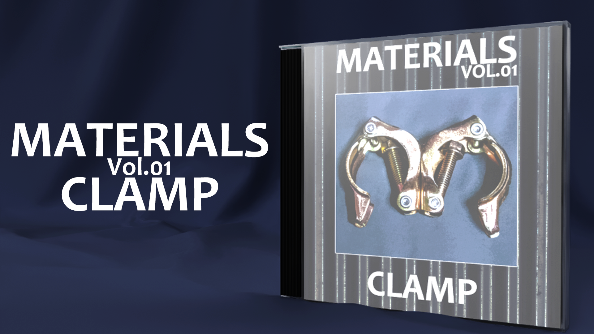 効果音素材パック「MATERIALS VOL.01 CLAMP」の商品イメージ画像